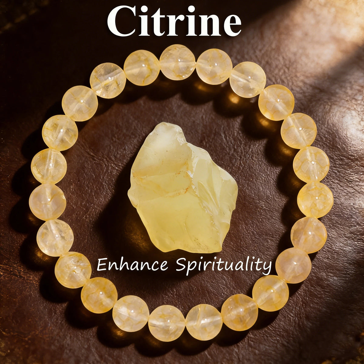 8 mm Stone Bead Bracelet