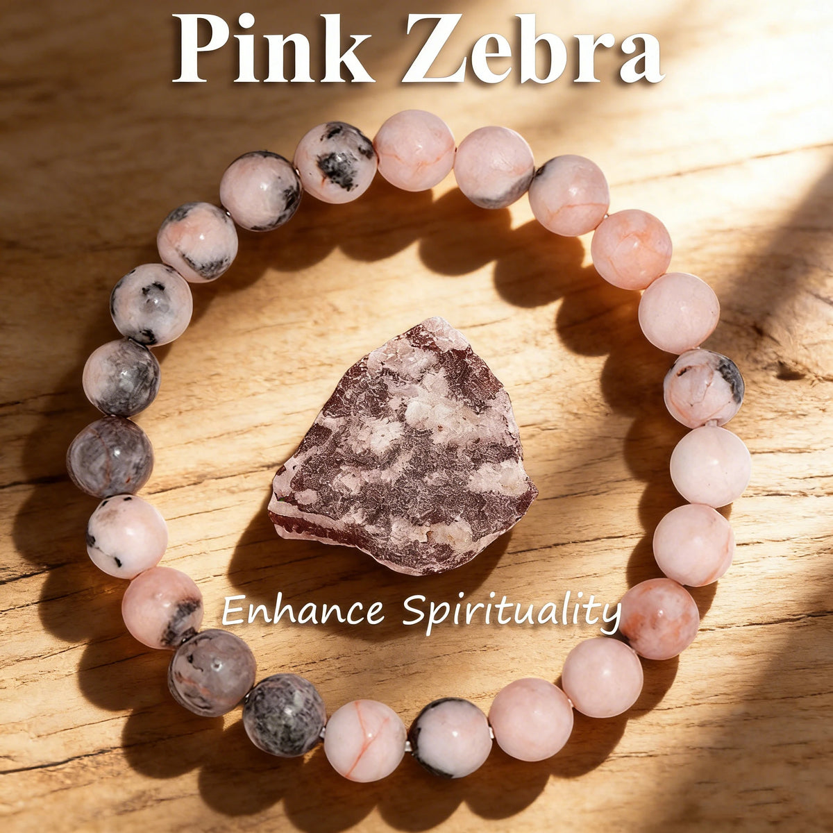 8 mm Stone Bead Bracelet