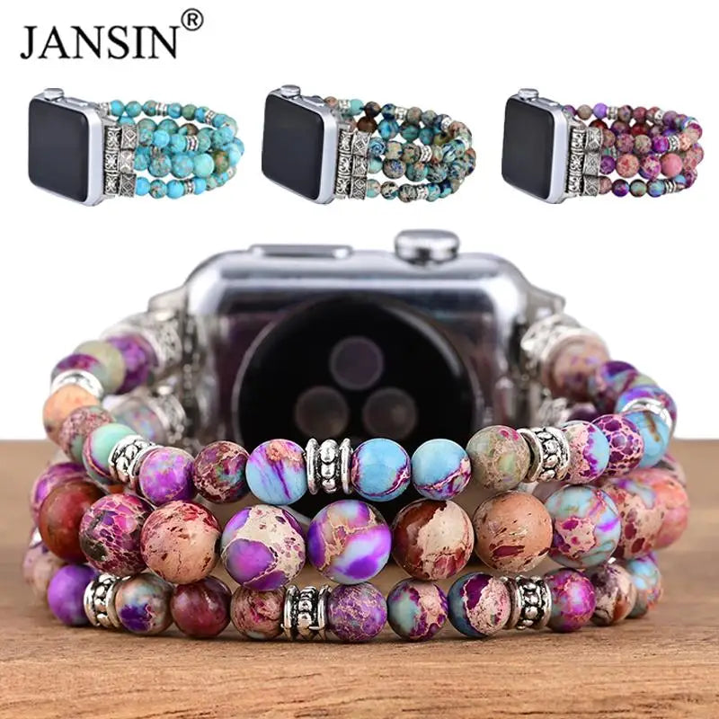 Bohemian Beaded Strap for Apple Watch