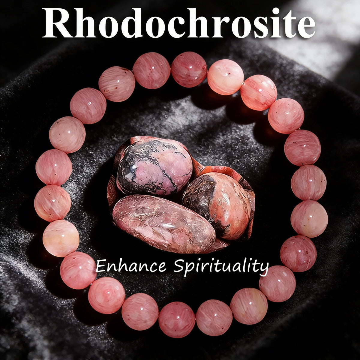 8 mm Stone Bead Bracelet