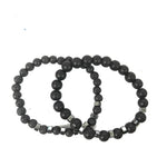 Stone Bead Bracelet Set – 2 Pieces