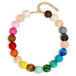 Multicoloured Acrylic Bead Necklace