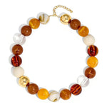 Multicoloured Acrylic Bead Necklace