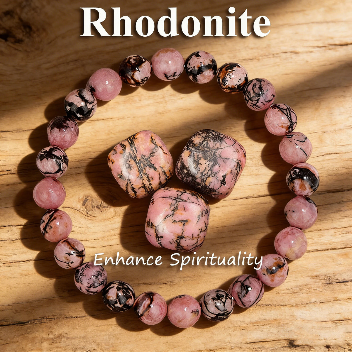 8 mm Stone Bead Bracelet