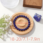 Lapis Lazuli Bead Stretch Bracelet
