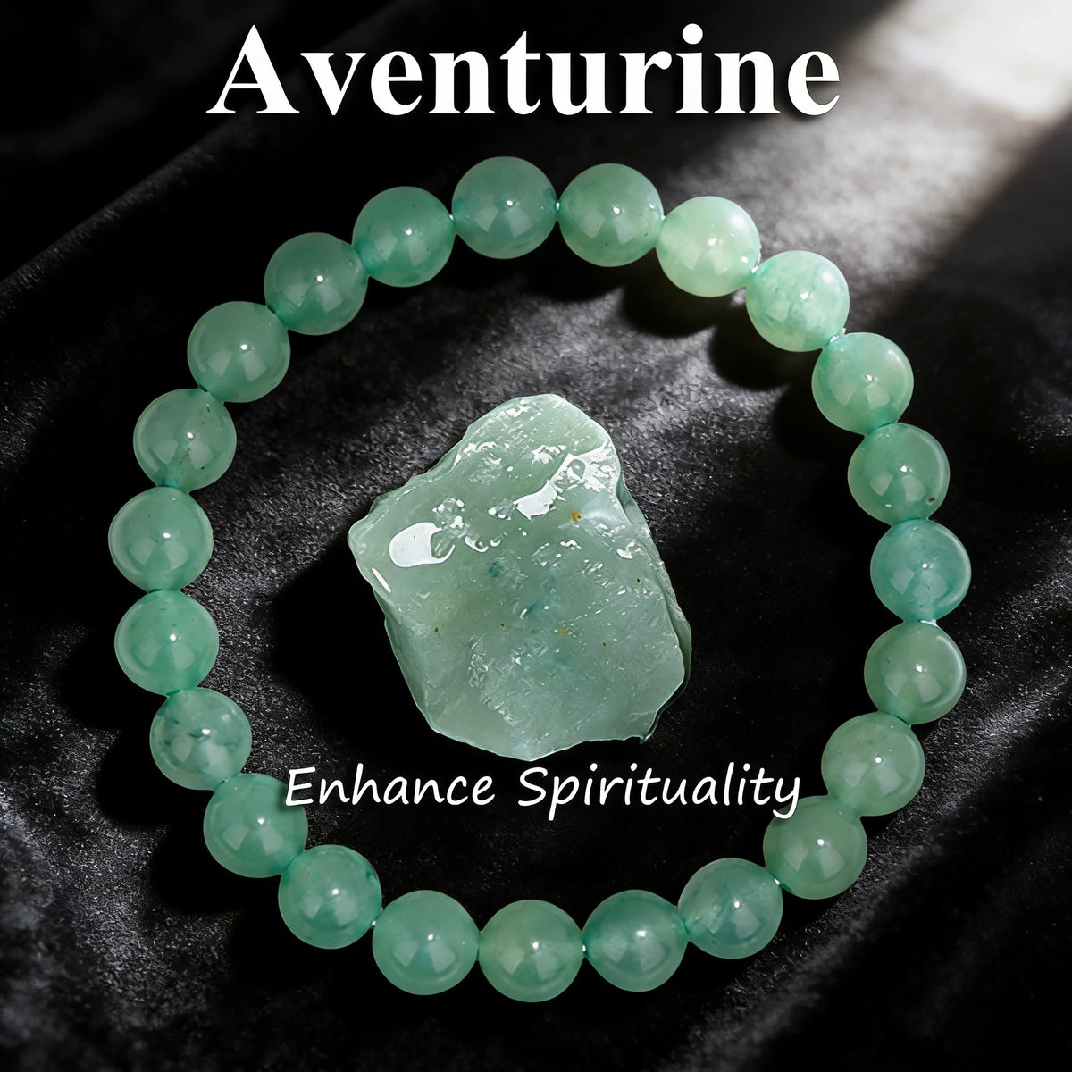 8 mm Stone Bead Bracelet