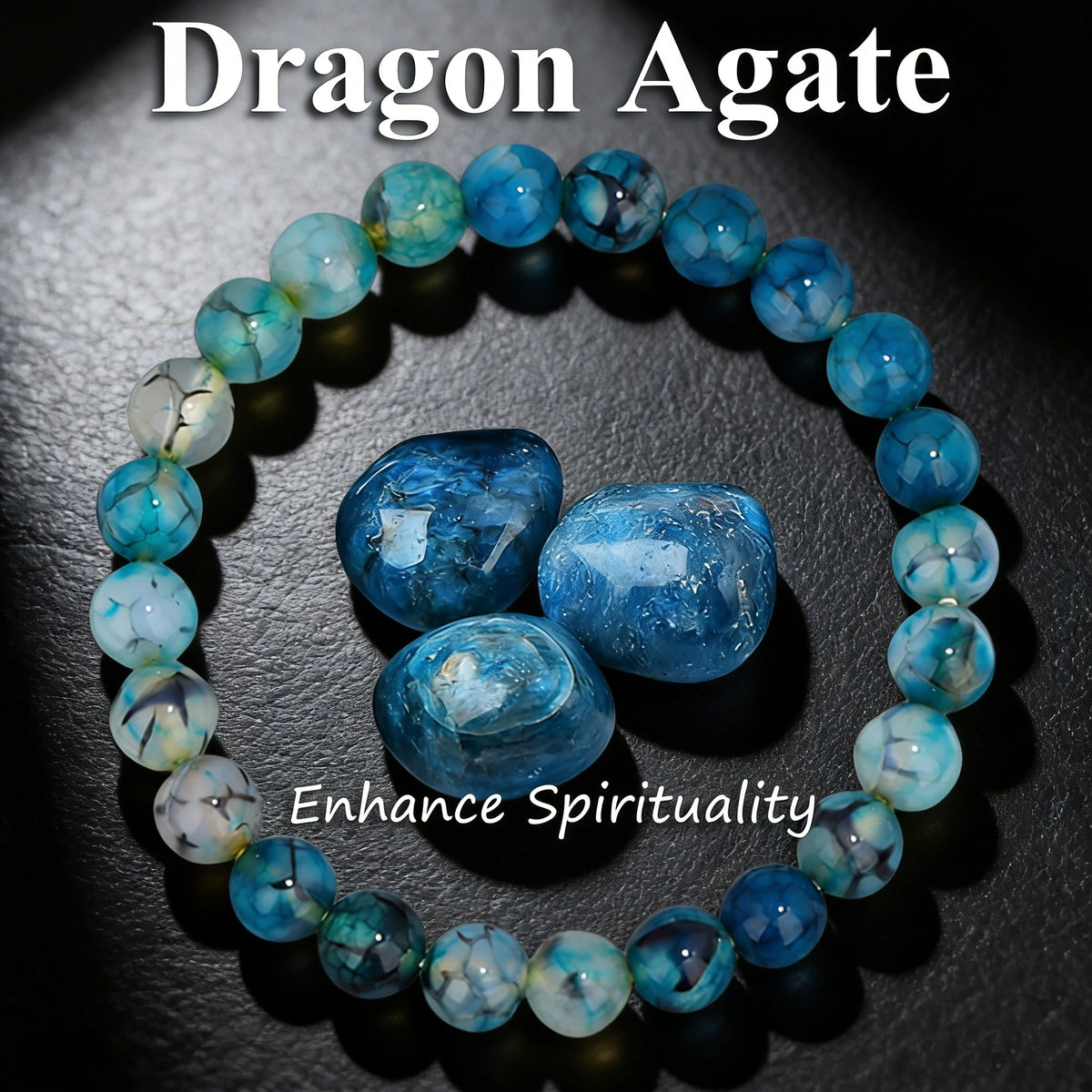 8 mm Stone Bead Bracelet